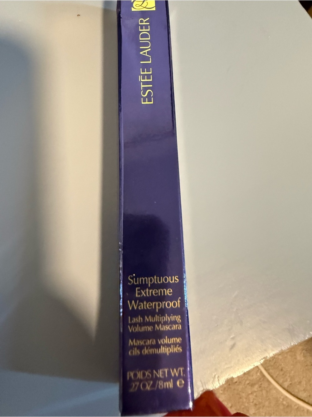 Estee Lauder Sumptuous Extreme Waterproof Mascara – Deep Purple Packaging